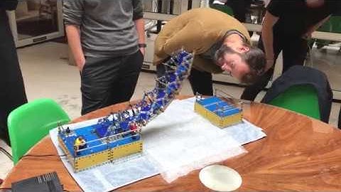 The Meccano Rolling Bridge