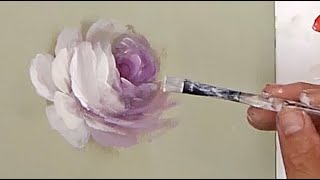 Painting a Beginning Rose with Acrylics screenshot 4