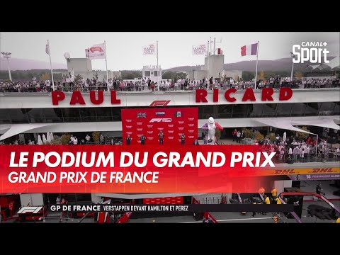 Le podium du Grand Prix de France