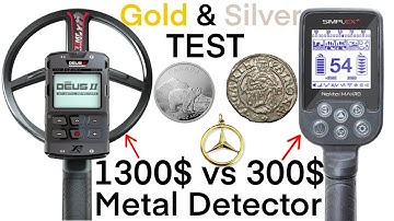 XP Deus 2 Vs Nokta Simplex Depth Test (Air Test)