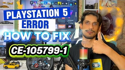How To Fix PS5 Error Code CE-105799-1 Unable to connect to the Server 