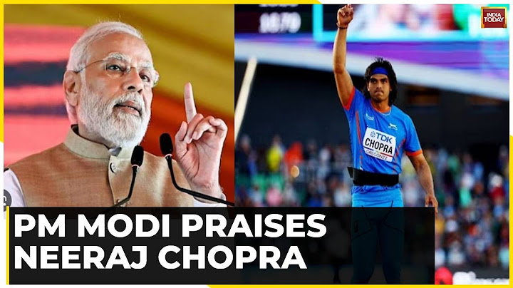 Neeraj Chopra Wins Gold: PM Narendra Modi Congratulates Javelin Star Neeraj Chopra