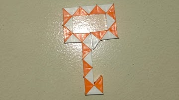 How to make a key from snake cube (24 pieces) | The Craft Tutorials