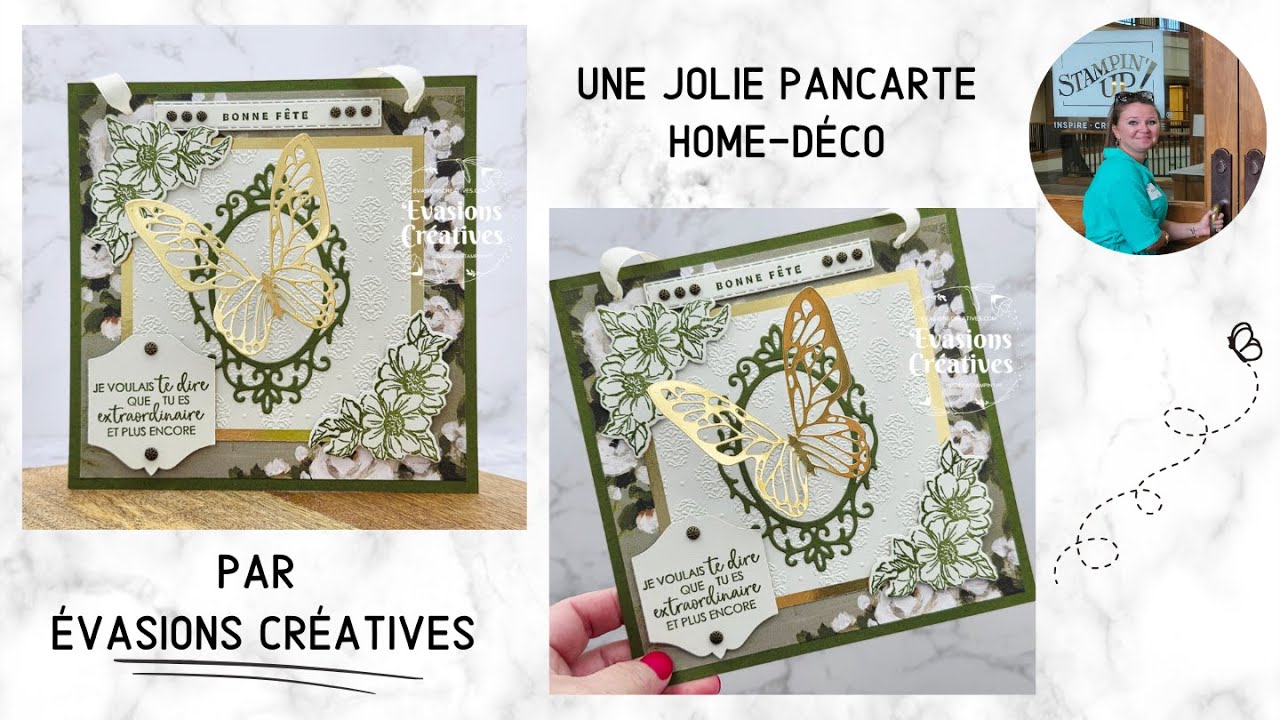 [ Tuto-Vidéo ] Une jolie pancarte home-déco par Évasions Créatives