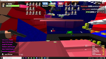 Krunker Hacker on Knife Chuck