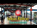 Live  popular indian railway latest  clear train announcement 2020  part 8