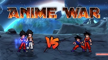 Gogeta OP & Gokhan OP VS Goku V5 LB OP & Goku TP V3 OP in Jump Force Mugen 😱