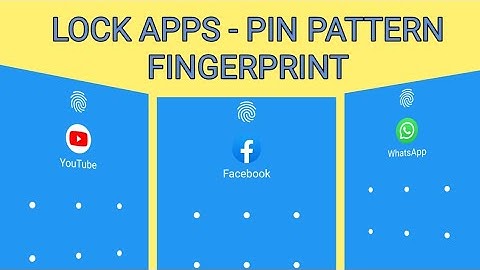 AppLocker - Lock Apps PIN, Pattern, Fingerprint | applock fingerprintpp lock app 2021