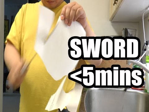Poor Man's Sword Making in Less Than 5 Minutes