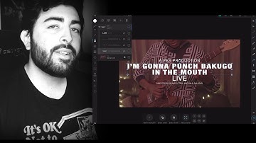 Editing Live Music Video on iPad Pro using LumaFusion