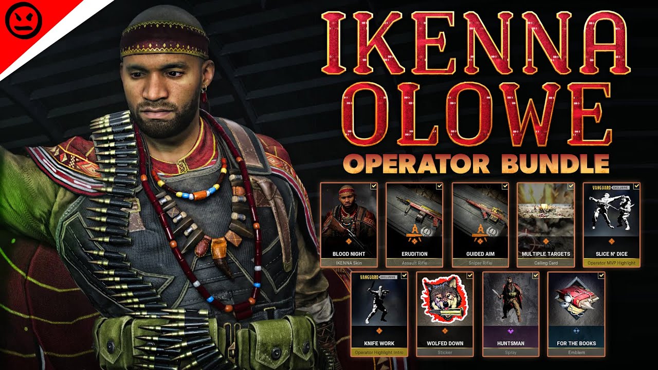 NEW Operator! IKENNA OLOWE Bundle - Warzone & Vanguard Showcase