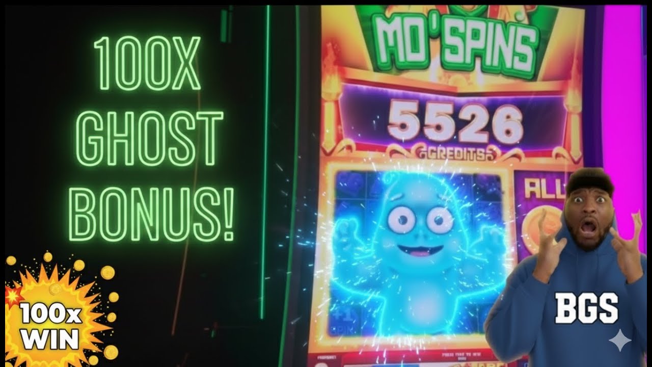 👻 FULL SCREEN GHOST! INSANE Spooky Slot Bonus on $1 Bet! (100x Win!)