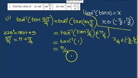 CLASS 12 |4TH CHAPTER  INVERSE TRIG FUNCTIONS| EXERCISE 4.3   2ND SUM