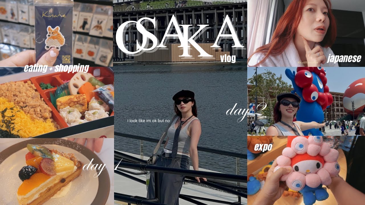 2 day eating + shopping in Osaka + expo | SKIP IF YOU LIKE TOURIST TRAPS!