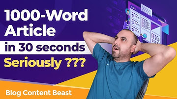 The AI Writer That Will Help You Write 1,000 Word Articles In 30 Seconds