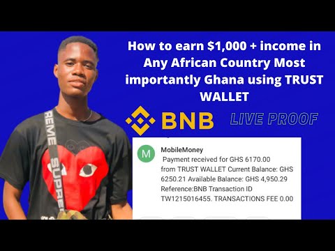 How to earn $1,000 + income in Any Country Most importantly Ghana using Trust Wallet?? (Live Proof)