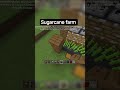 Sugarcane farm in minecraft 😨 (Matushka ultrafunk)#minecraft #matushkaultrafunk #gaming ##shots