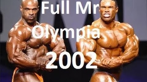 MR OLYMPIA 2002 Ronnie Coleman Kevin Levrone