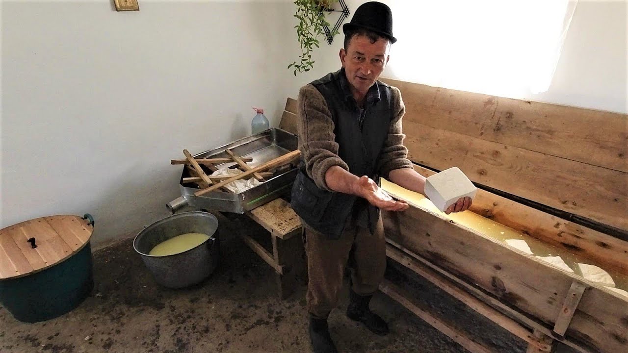 LA STÂNĂ, LOCUL UNDE FACE BRANZA BACIUL MARIN CHIOJDEANU. DE CE IESE BRANZA ASA DE BUNA? PRAHOVA.