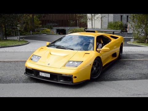 Lamborghini Diablo GT- Start-up and driving away
