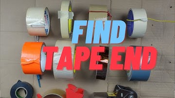 My 2 New Best & Quickest Ways to Find the End of a Roll of Tape Without Buying a Special Dispenser