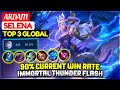 90% Current Win Rate, Immortal Thunder Flash [ Top 3 Global Selena ] Ardam - Mobile Legends