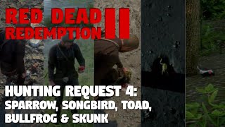 SKUNK Red Dead Redemption 2 Gameplay - Hunting Request 4 PS4 Pro