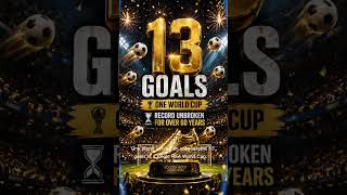 Can anyone ever score 13 goals in a single tournament again? 👇🔥#WorldCup #FootballFacts #FIFA