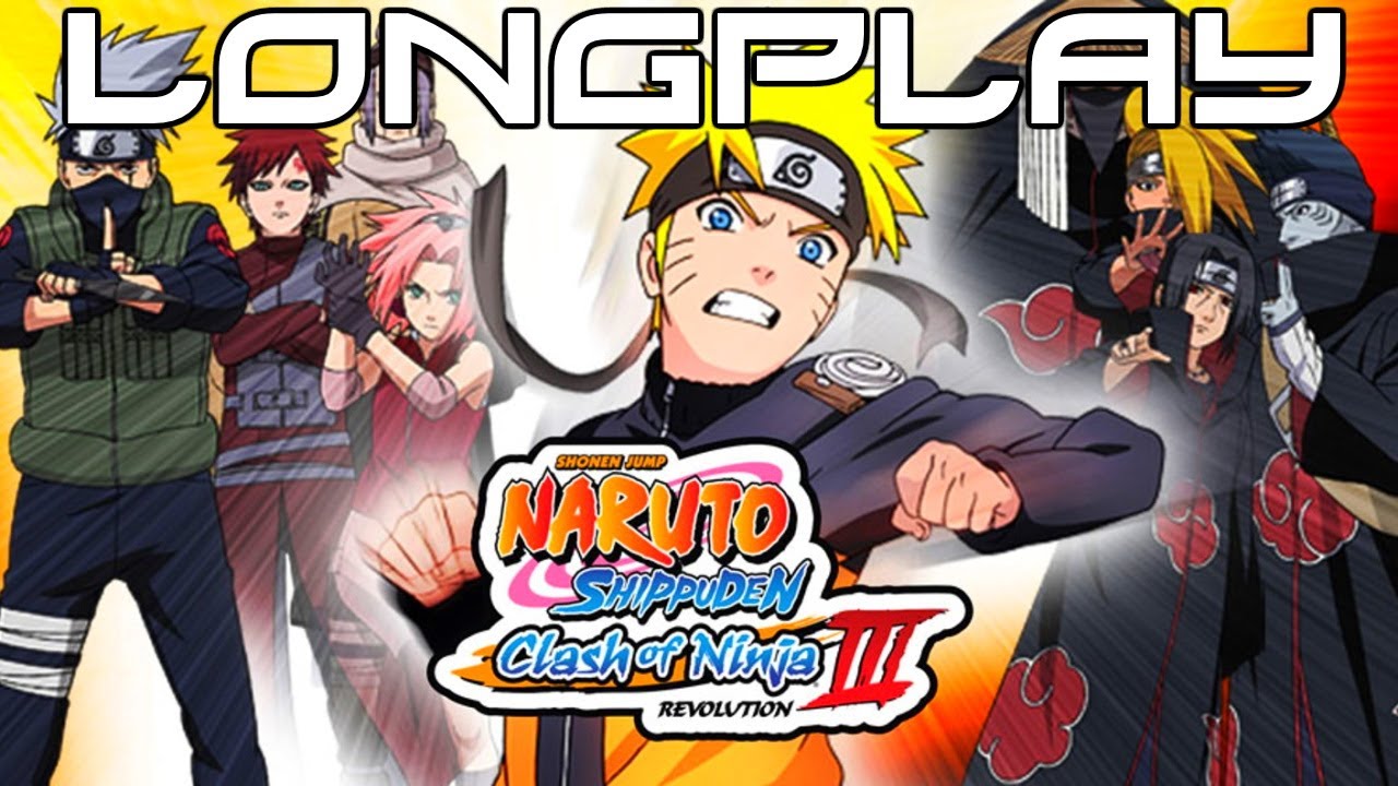 Naruto Shippuden: Clash of Ninja Revolution 3 - Longplay [Wii] 