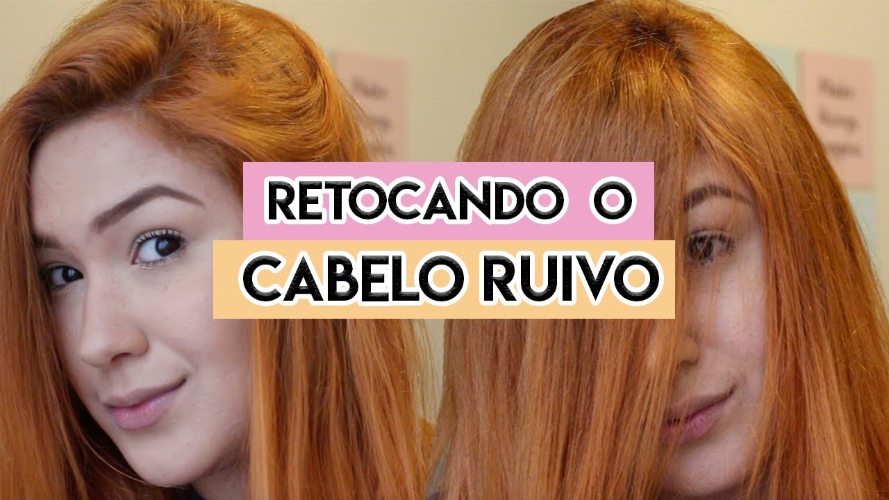 Retoque de raiz com IGORA 8.77 / cabelo ruivo em casa