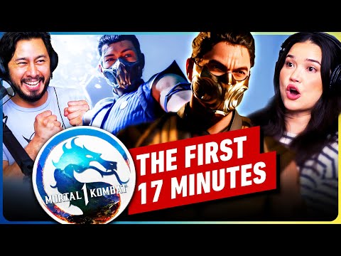MORTAL KOMBAT 1: First 17 Mins of Gameplay REACTION! | Shang Tsung, Kung Lao & Raiden!