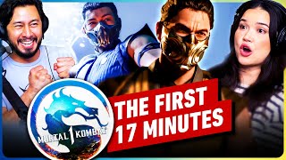 MORTAL KOMBAT 1: First 17 Mins of Gameplay REACTION! | Shang Tsung, Kung Lao & Raiden!