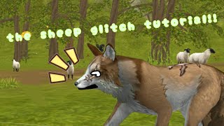the sheep glitch tutorial!!! 🌸🌷