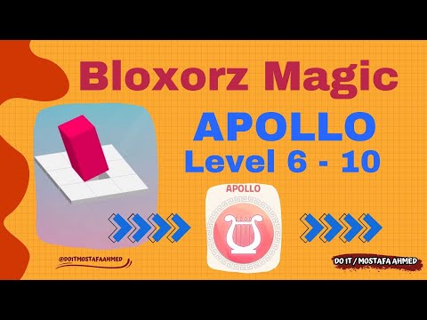 Bloxorz Magic - APOLLO Level 6 - 10 - Block And Hole | Gameplay