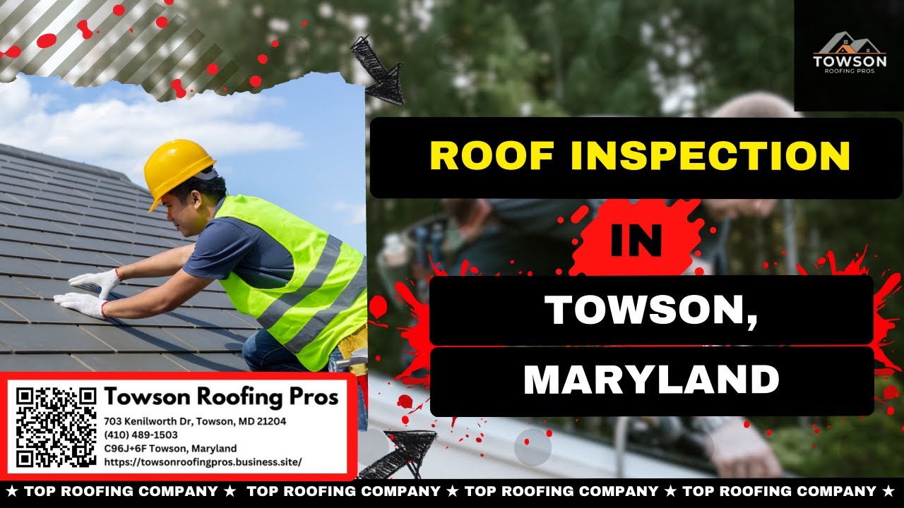 Roof Inspection in Towson, Maryland Towson Roofing Pros YouTube