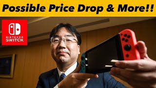 Nintendo Discusses A Switch Console Price Drop + New Subscription Service