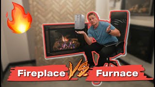 Gas Fireplace Insert VS Gas Furnace!! ( Which Will Heat Your Home Better?! )