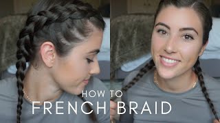 How to French Braid Your Own Hair for Beginners Step by Step