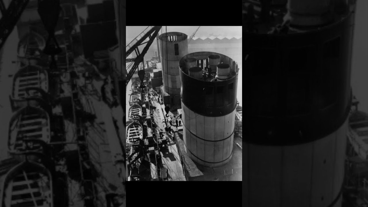 How HUGE Were The Titanic Funnels! Incredible Size!!!