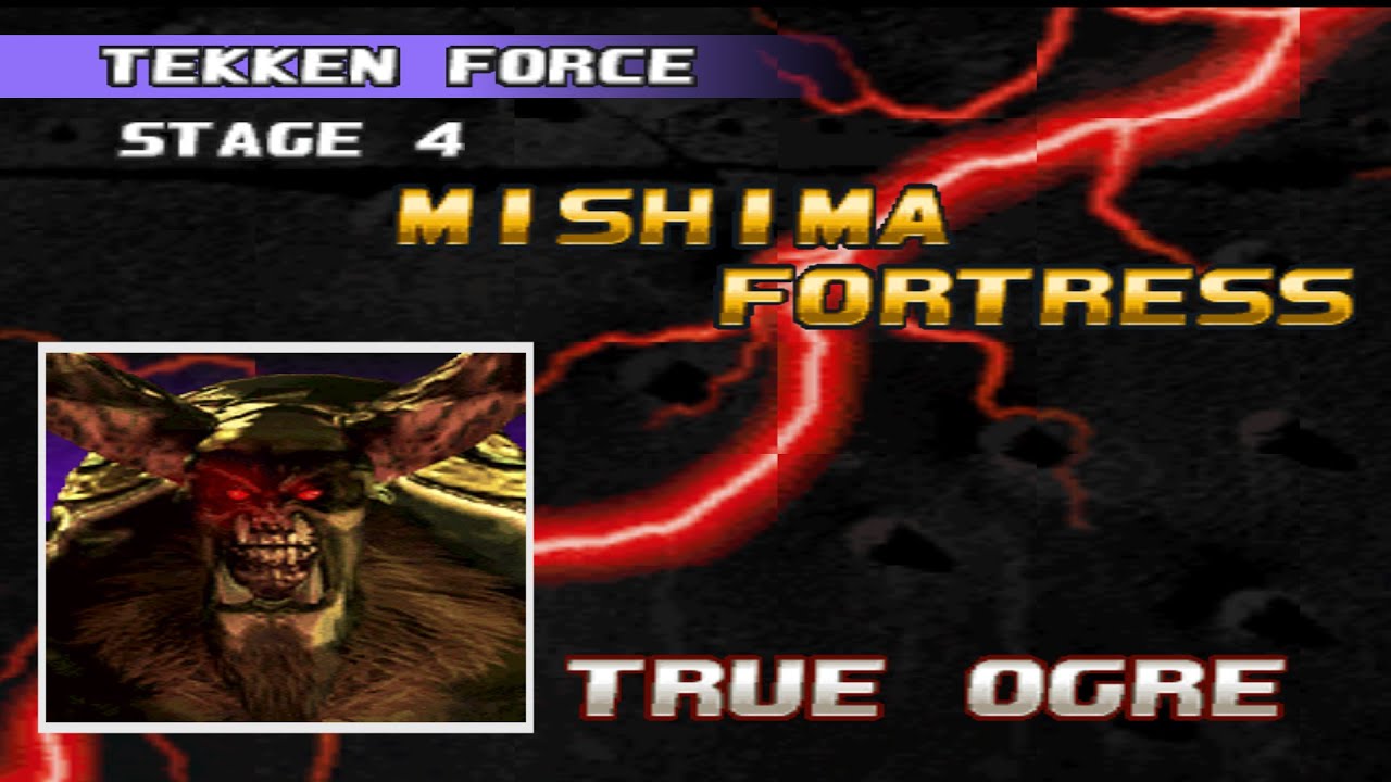 Tekken 3-True Ogre Tekken Force Mode #12 
