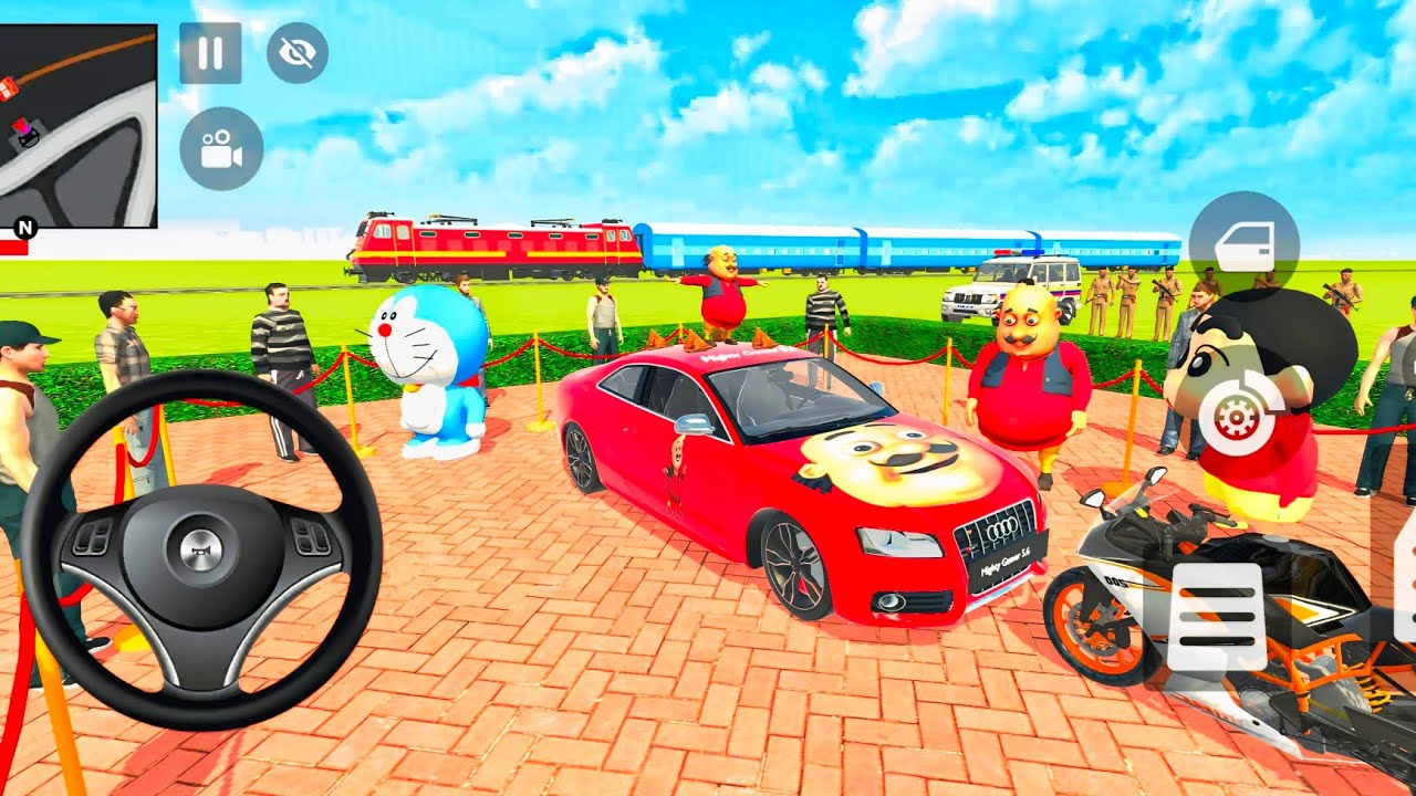 Car Bike Game: Spiderman Ordered Audi TTRS & Indian Police SUV | Android Gameplay