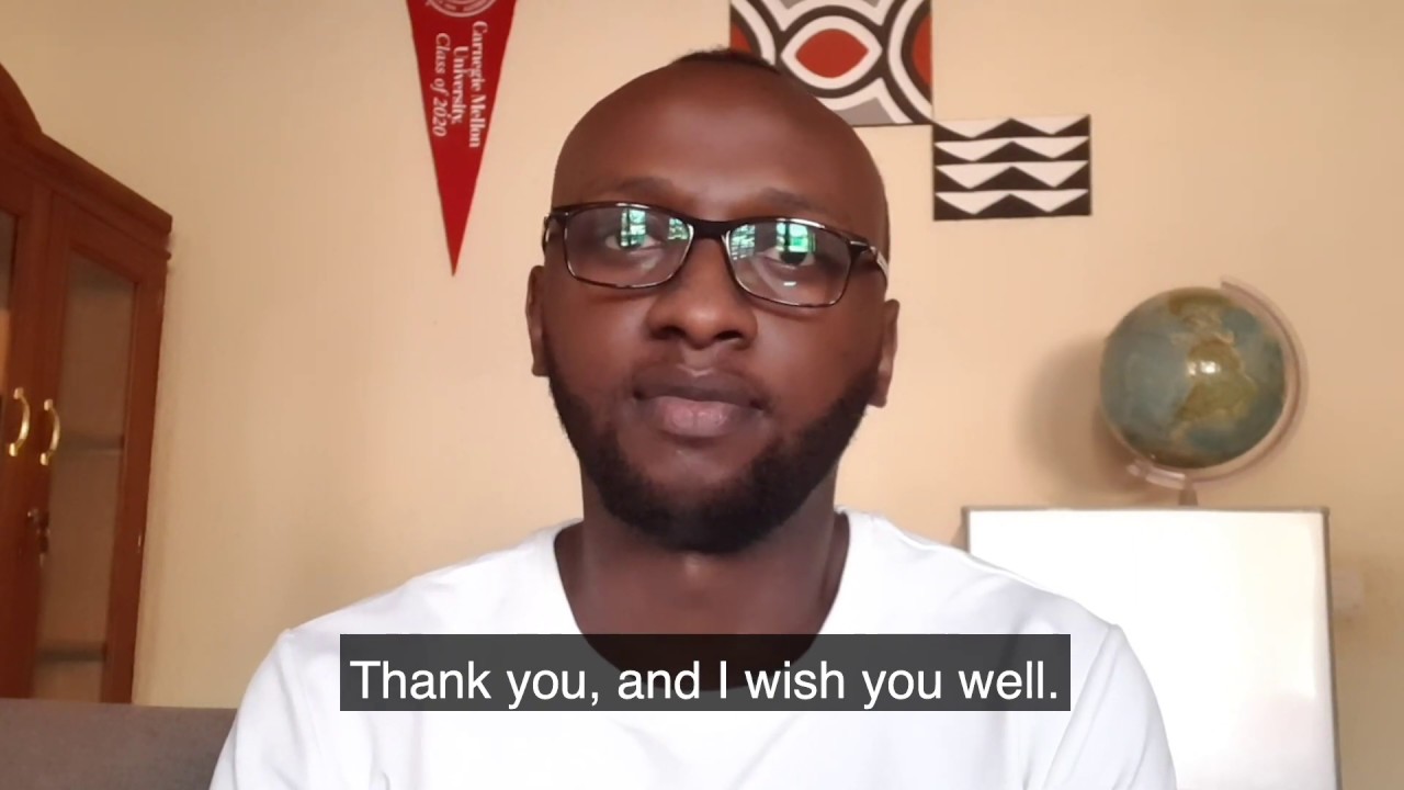 Fraterne Kagame, CMU-Africa #CMUgrad - YouTube