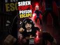 SIREN COP'S PRISON ESCAPE! SCARY OBBY Roblox No Death Gameplay Walkthrough HD #shorts #goviral