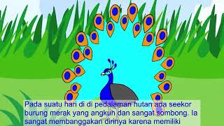 Dongeng Bangau Dan Merak sombong