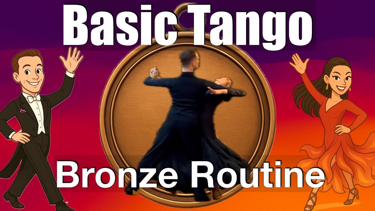 Bronze Tango Figures – Just the Steps Tutorial | ブロンズタンゴ｜ステップだけ練習動画 | Matthew & Maya Day