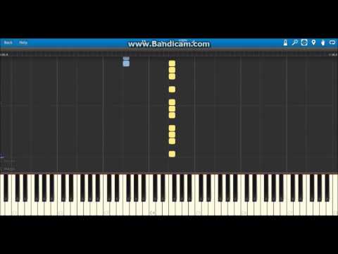 عزف اغنية المصارع كرت انجل على البيانو