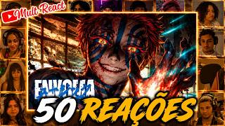 Mult React - Presságio de Destruição | Akaza (Kimetsu no Yaiba) | Enygma