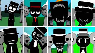 Incredibox - Sprunki All Mr.black Hat In Random Different Mods.new Version 30