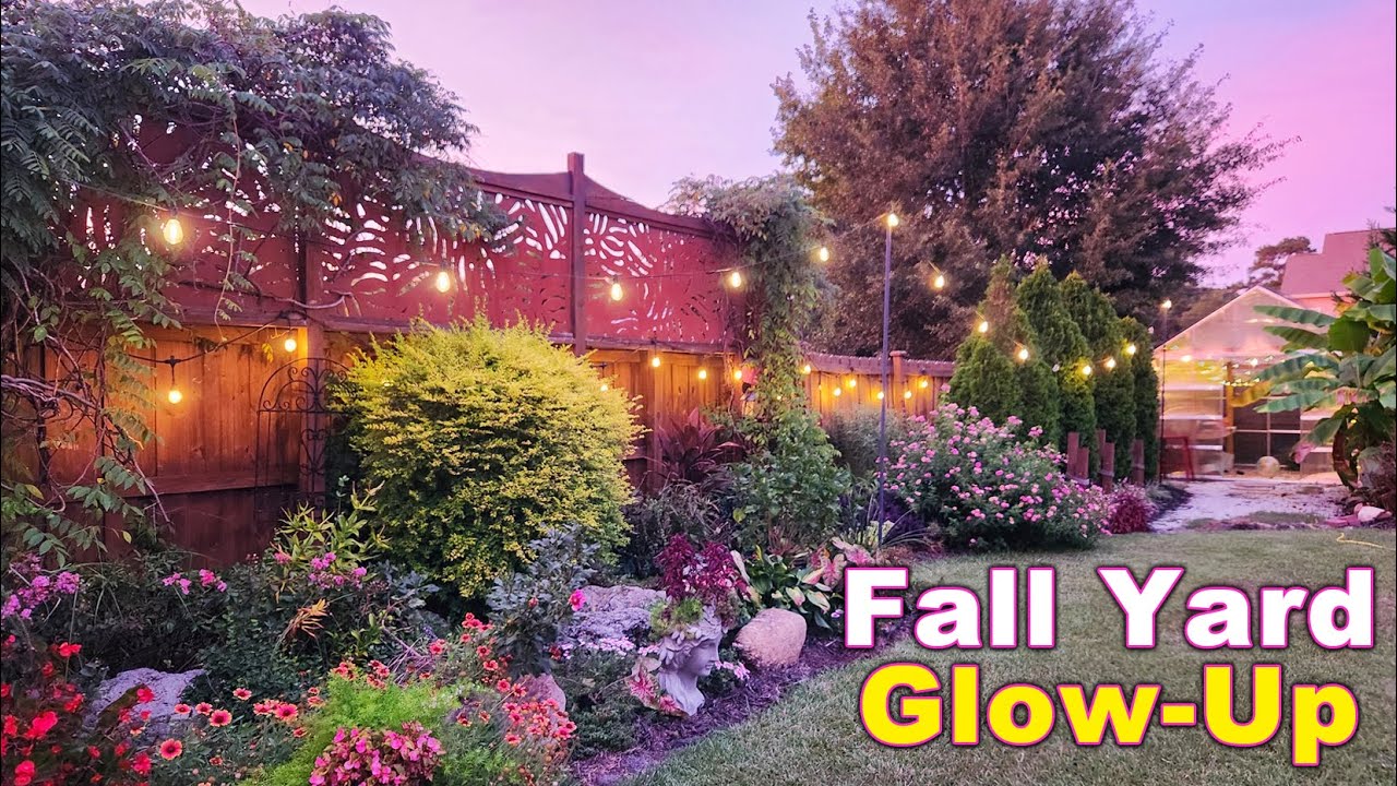 Как украсить свой двор к осени | Простые идеи декора