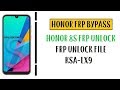 Honor 8s FRP Bypass (Unlock Google Account) FRP Remove File (2020)